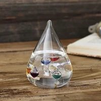 galileo thermometer water drop weather forecast bottle creative decoration for childrens science and education toys