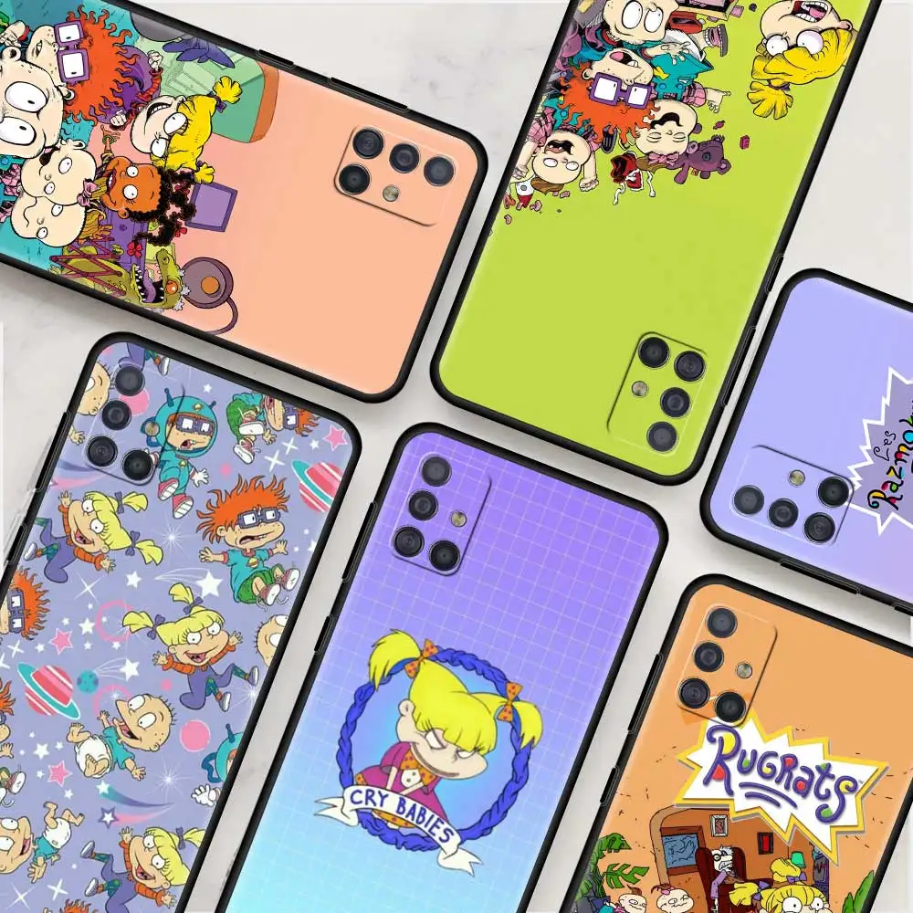 

Cartoon Rugrat Anime Silicone Phone Case For Samsung Galaxy A52 5G A51 A71 A21s A31 A12 A41 A11 A02s TPU Bag Cover Fundas