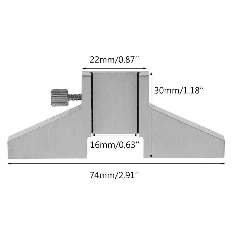 

Depth Base Attachment for 6" 8" Digital Caliper Vernier Caliper Gage Gauge T-bar Tool