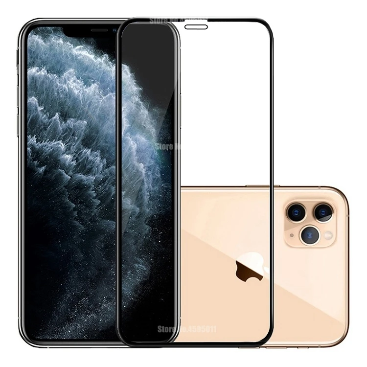 3 шт для iPhone 12 мини Pro Max Защитная пленка экрана из закаленного стекла XS изогнутых