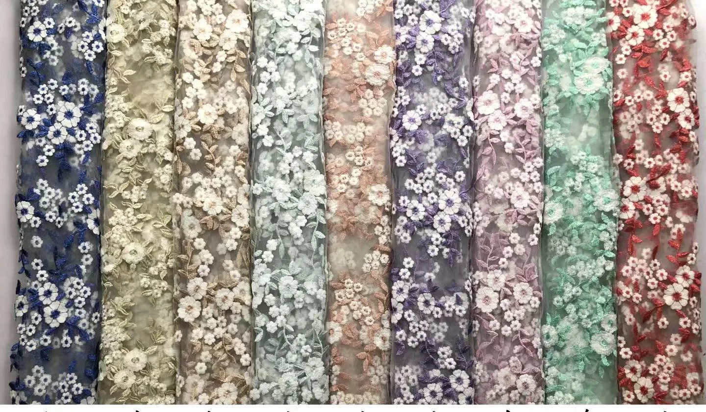 Международная торговля многоцветная Тяжелая промышленная сетчатая вышивка