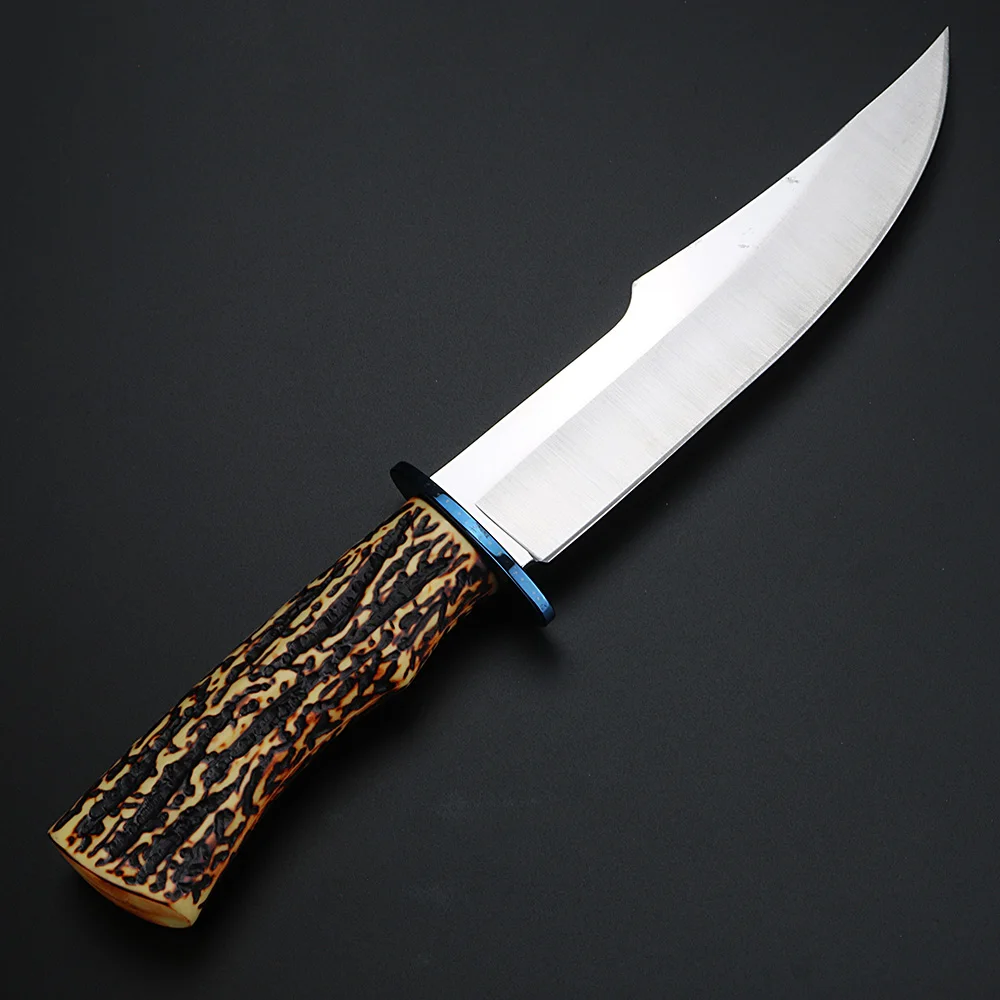 Уличный нож для выживания на природе короткий отставки охотничий высокопрочный