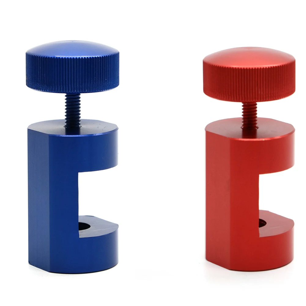 Engine Spark Plug Tool Universal 12mm 14mm M14 X 1.25 Gapper Gapping Sparkplug Caliper Red and Blue |