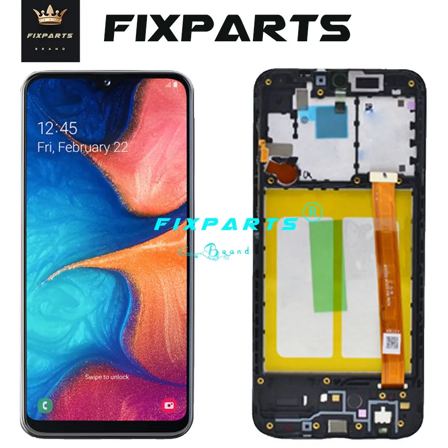 Для SAMSUNG Galaxy A20e ЖК-дисплей сенсорный экран с рамкой A202 A202F A202F/DS SM-A202F/DS Ремонт для SAMSUNG A20e ЖК-экран