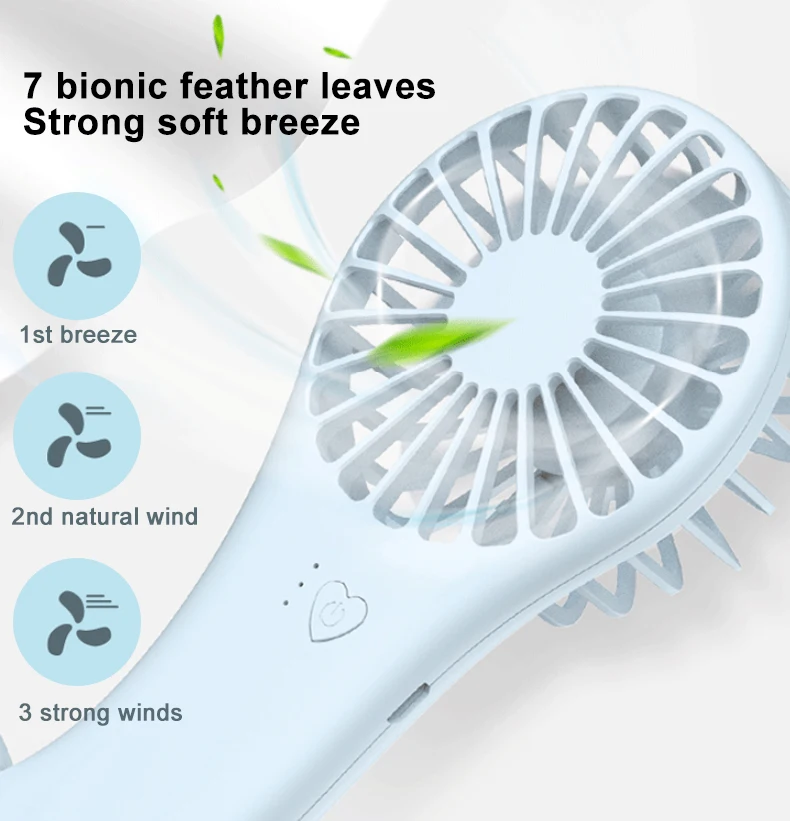 Портативный карманный мини-вентилятор охлаждающий ручной вентилятор для