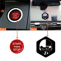 car start stop engine push button cover trim sticker for land rover discovery sport range rover sportrange rover executive