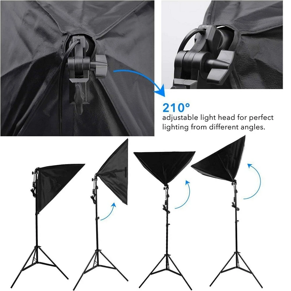 Осветительная лампа дневного света для фотостудии 135 Вт 5500K 2*2 м | Электроника