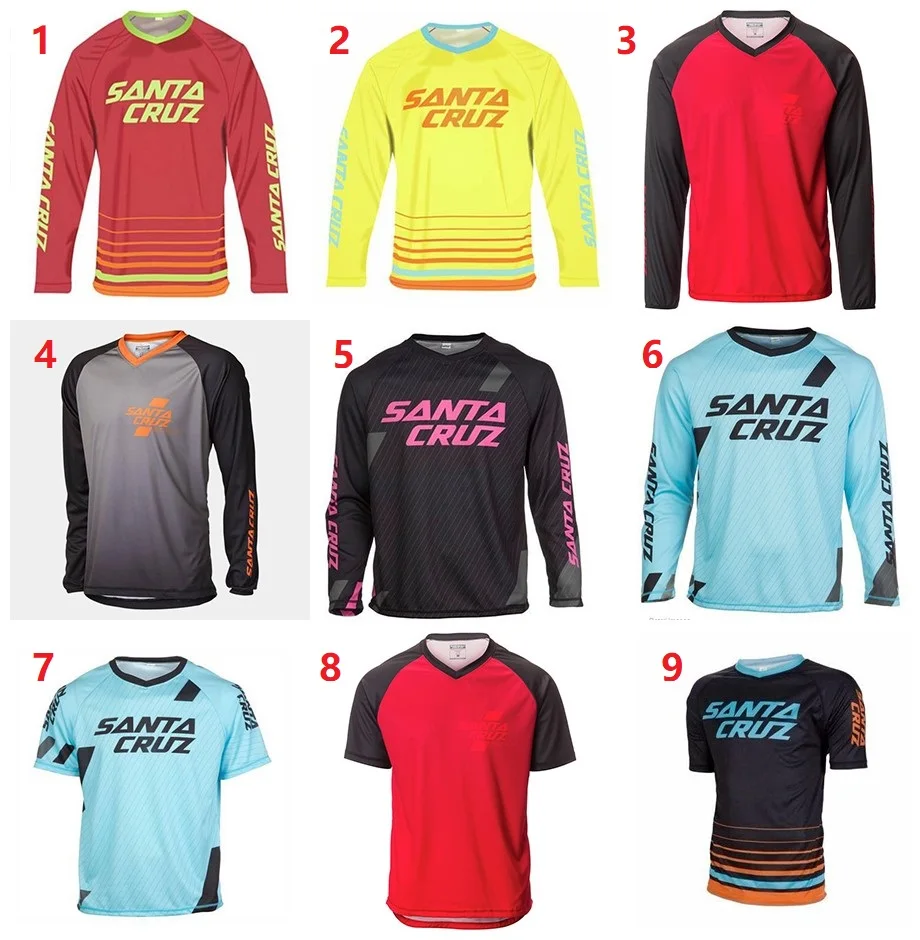 Мужская футболка с длинным рукавом зеленая для мотокросса и спуска 2019|Майки