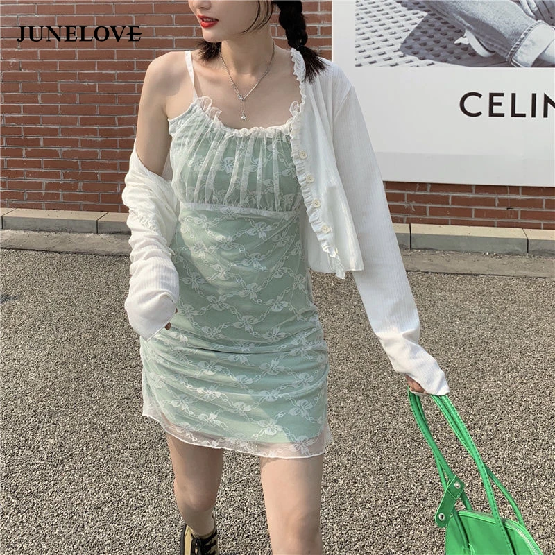Женское кружевное мини-платье со складками элегантное винтажное вечернее
