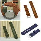 Ремешок нейлоновый для наручных часов, простой однотонный спортивный браслет для мужчин и женщин, сетчатый Браслет, аксессуары d88, 20 мм 22 мм 24 мм