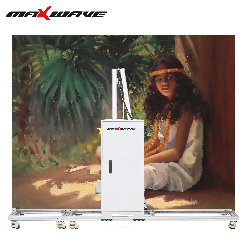 Background Wall CMYKW UV INK Printer Outdoor Wall Printing Machine 3D Outdoor Wall Painting Machine Price