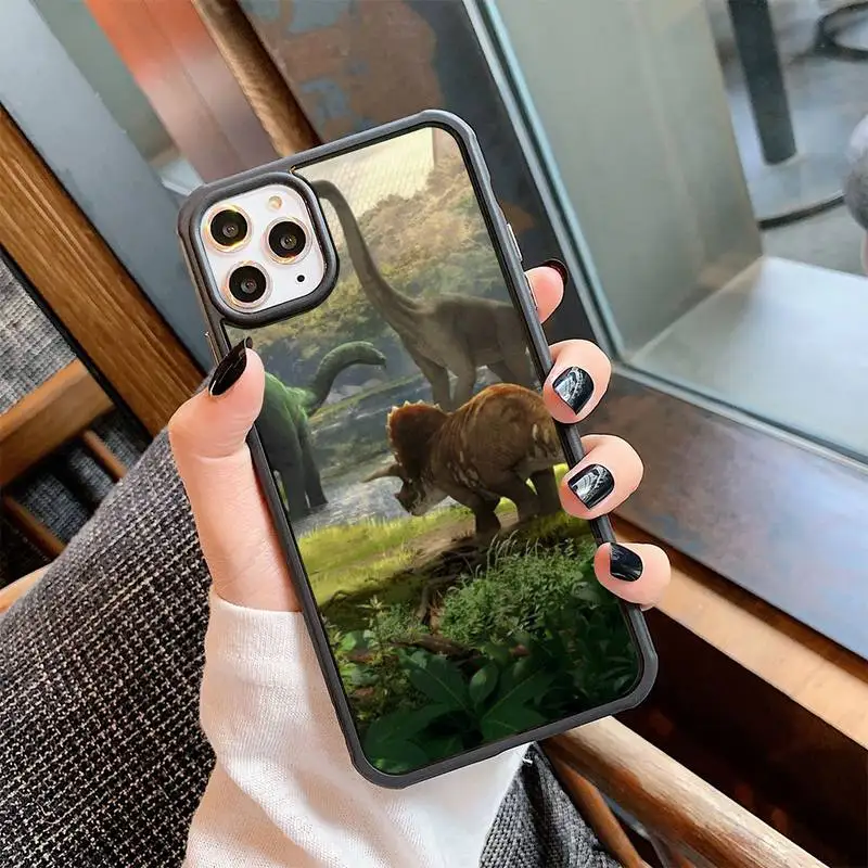 

Jurassic Park Dinosaur Jurassic World Phone Case For Iphone 6 6s 7 8 Plus X Xr 11 12 Mini Pro Max PC Cover Fundas Coque