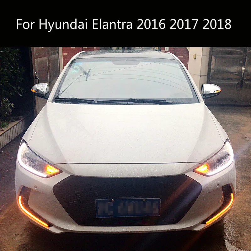 1 комплект 12В ABS дневной ходовой светильник Дневной s DRL для Hyundai Elantra 2016 2017 2018 с