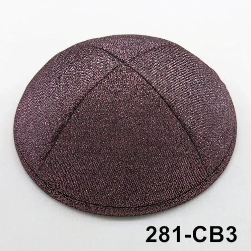 Если покупатель более 5 лотов(50 шт) будет be10% скидка Kippot Kippah Kipa 19 см Skullies Jean Yarmulke Beanies шляпа-Кепка с черепом - Цвет: 281CB3
