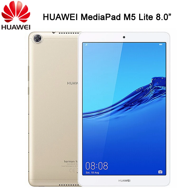 Original HUAWEI Mediapad M5 lite 8.0 inch tablet PC Kirin 710 Octa Core Android 9.0 GPU Turbo 5100mAh Battery