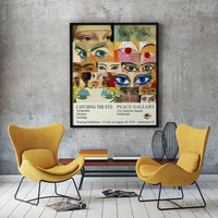 museum art exhibition print vintage exhibition poster painting wall art canvas prints mid century wall picture home decor