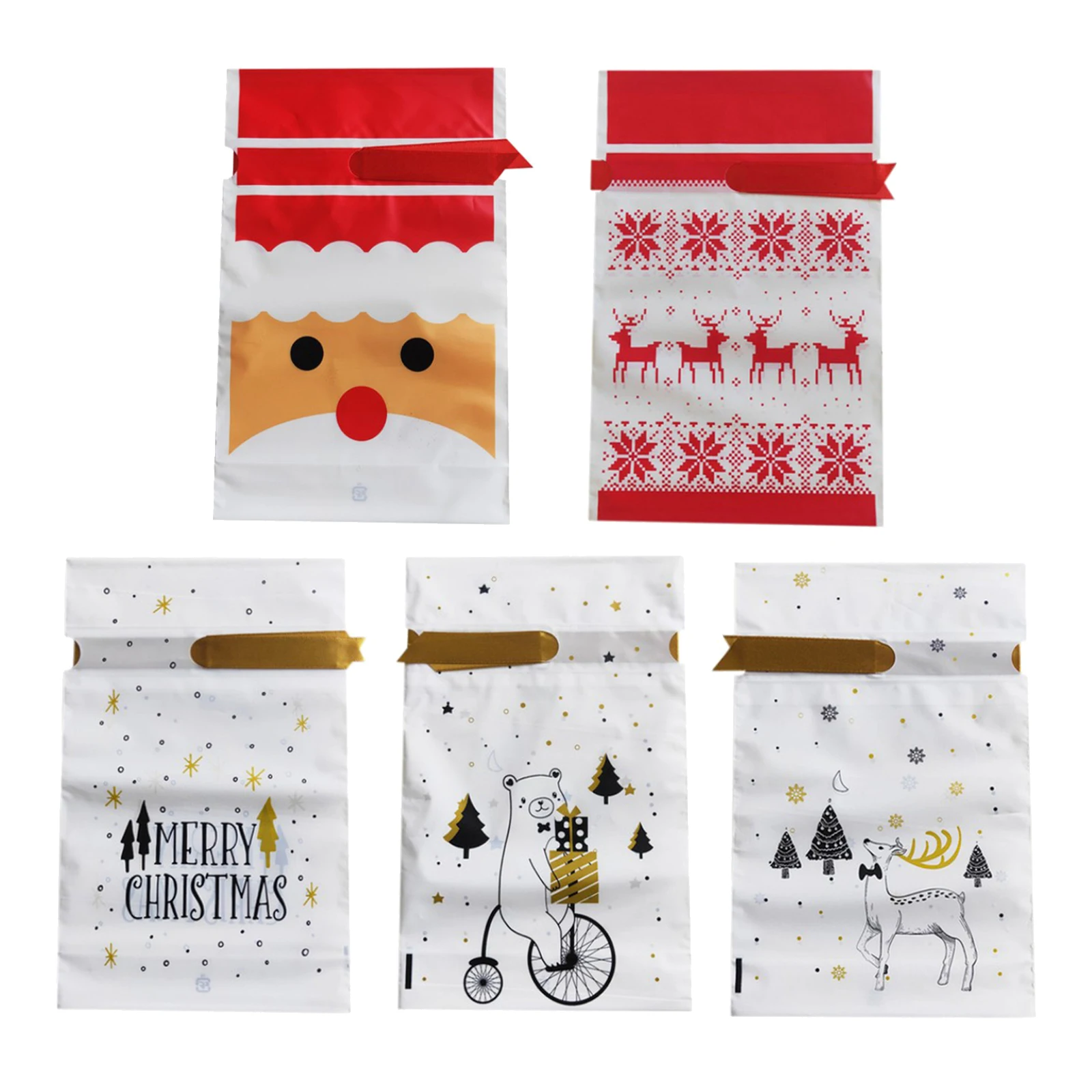 

Маленькие подарочные пакеты на Рождество-набор из 50 подарков на Рождество и день рождения