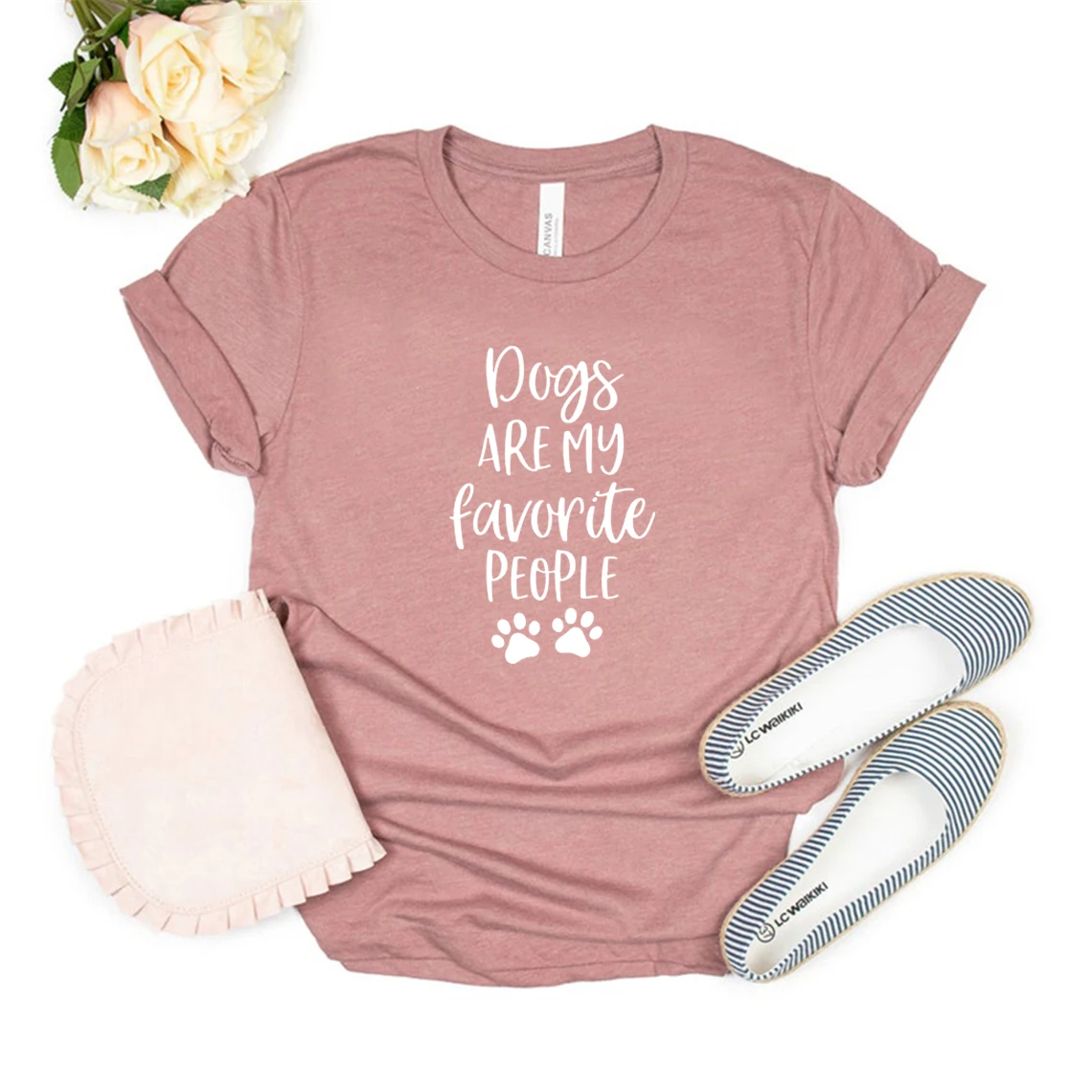 

Dogs Are My Favorite People Shirt Funny Dog T-Shirt Dog Lover Gift Unisex Summer T-shirt Women Short Sleeve Tee Casual Tops