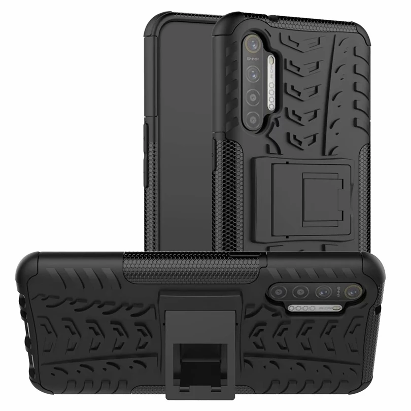 Прочный Гибридный армированный чехол для OPPO Realme XT/RealmeXT сверхпрочный Пластиковый