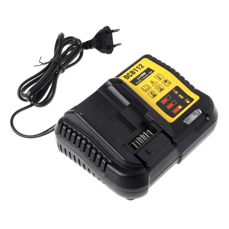 Dcb112 литий-ионный аккумулятор зарядное устройство для Dewalt 10 8 V 12V 14 4 18V Dcb101 Dcb200 Dcb140