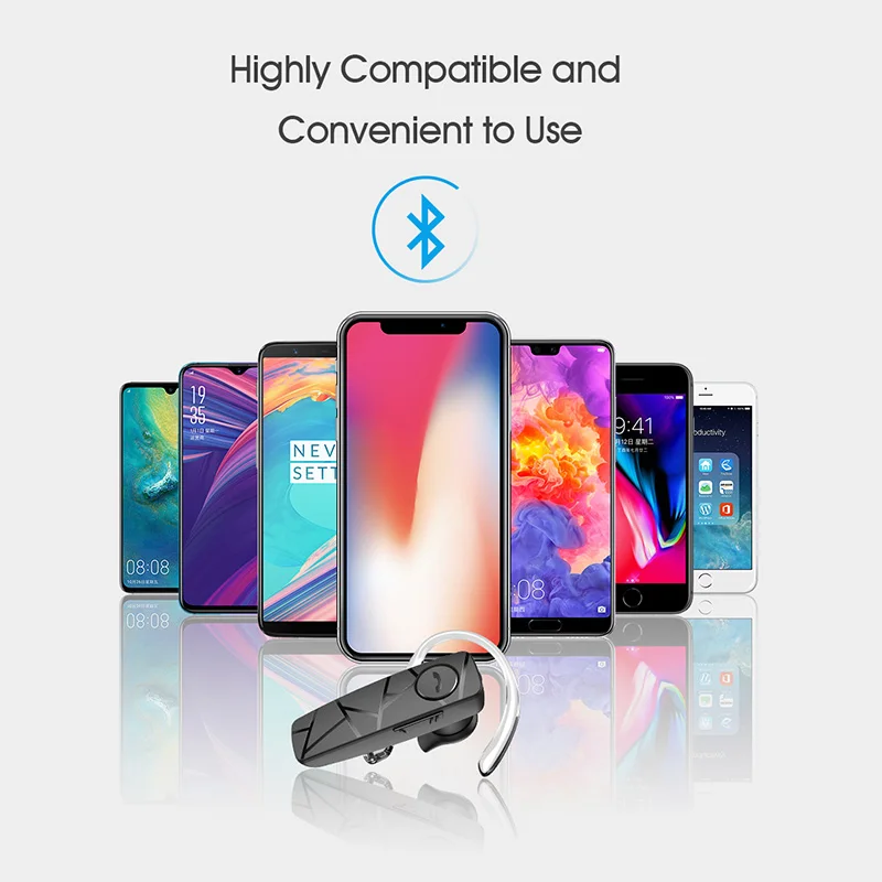 Римская Беспроводная bluetooth-гарнитура деловые наушники свободные руки микрофон