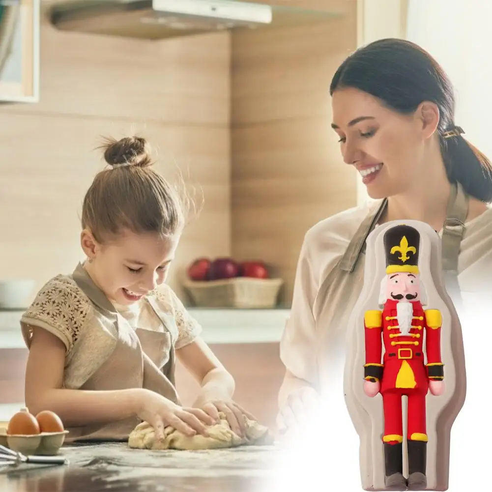 Силиконовые формы для украшения торта Щелкунчик ремесла мыло DIY Торт помадка