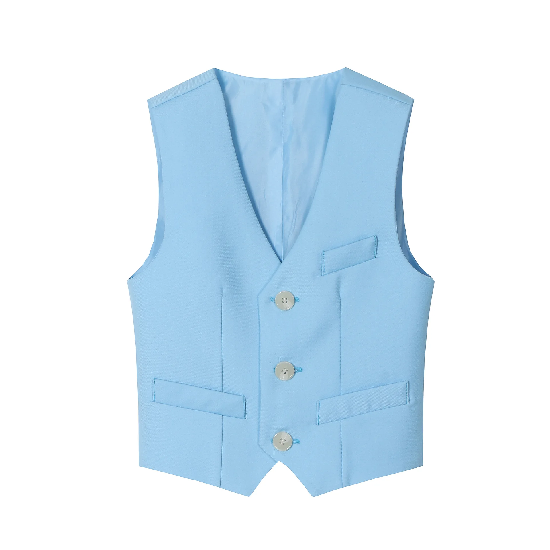 Блестящий жилет для мальчиков серебристого золотого цвета сценические костюмы