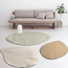 Nordic Ins Hot Leaf Shaped Carpet Rug Oval Round Living Room Carpet Bedroom Rug Bedside Mat Doormat Boho Room Rug Dropshipping Nordic Ins Hot Leaf Shaped Carpet Rug Oval Round Living Room Carpet Bedroom Rug Bedside Mat Doormat Boho Room Rug Dropshipping