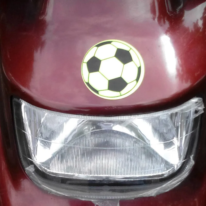 Мейлит 500 светящаяся футбольная отражающая наклейка для автомобиля, мотоцикла, велосипеда, самоката, сумки и шлема.