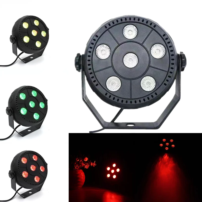 18 Вт мини Par Светильник СВЕТОДИОДНЫЙ сценический светильник шесть RGB Портативный