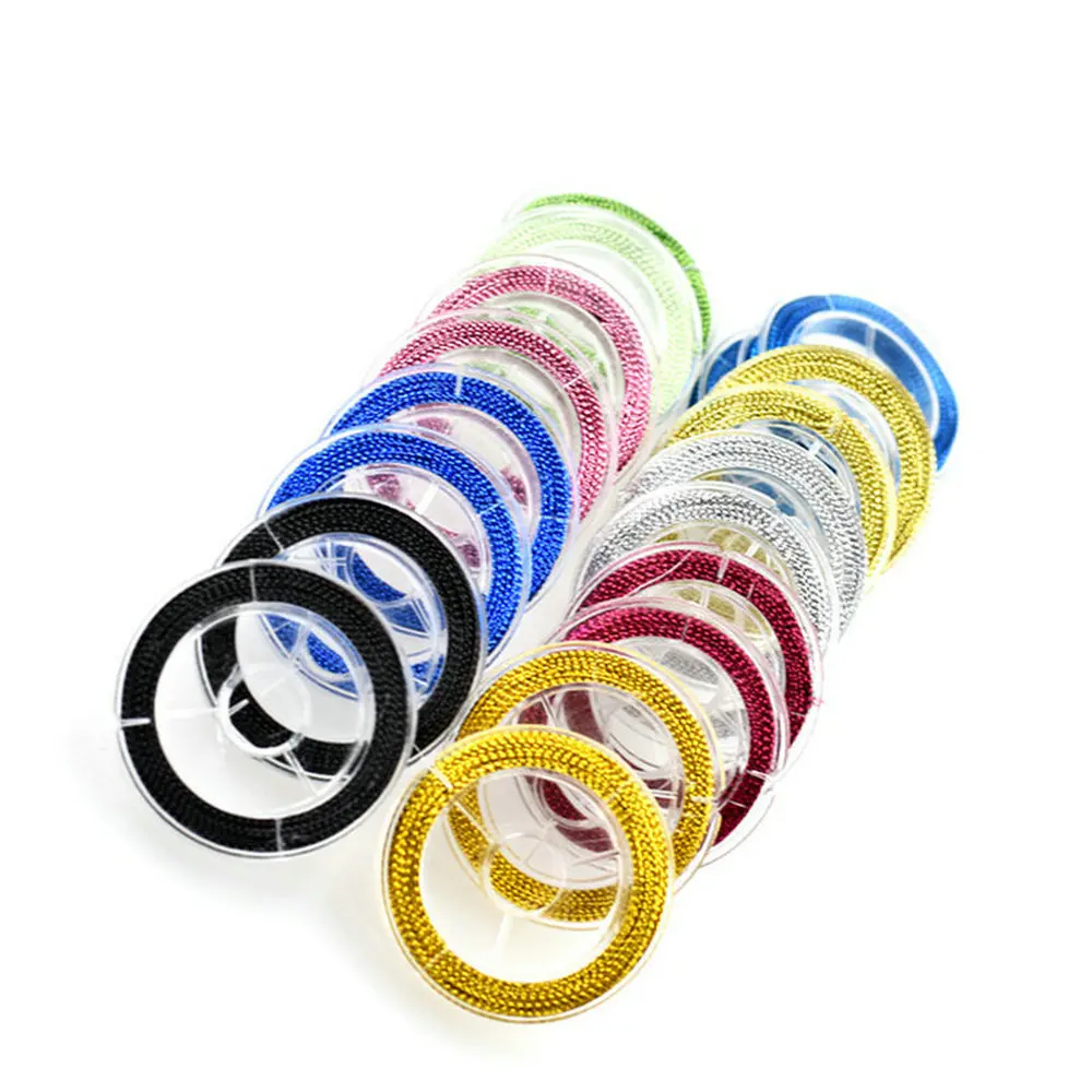 9 шт. металлическая нить швейные нитки вышивка крестиком Шелковые шнуровка