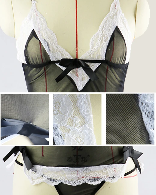 Горячее женское сексуальное нижнее белье костюмы ночная рубашка сорочка