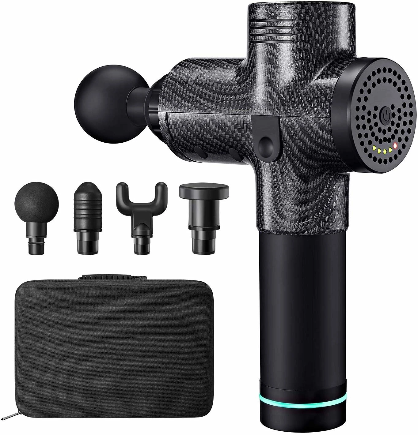 2500 мАч 4 головки профессиональный глубокий массажный пистолет Электрический