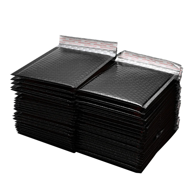 

10/20/30/50Pc Black Paper Bubble Padded Mailers Envelopes Gift Bag 150x180mm Bubble Mailing Envelope Bag Packaging Shipping Bags