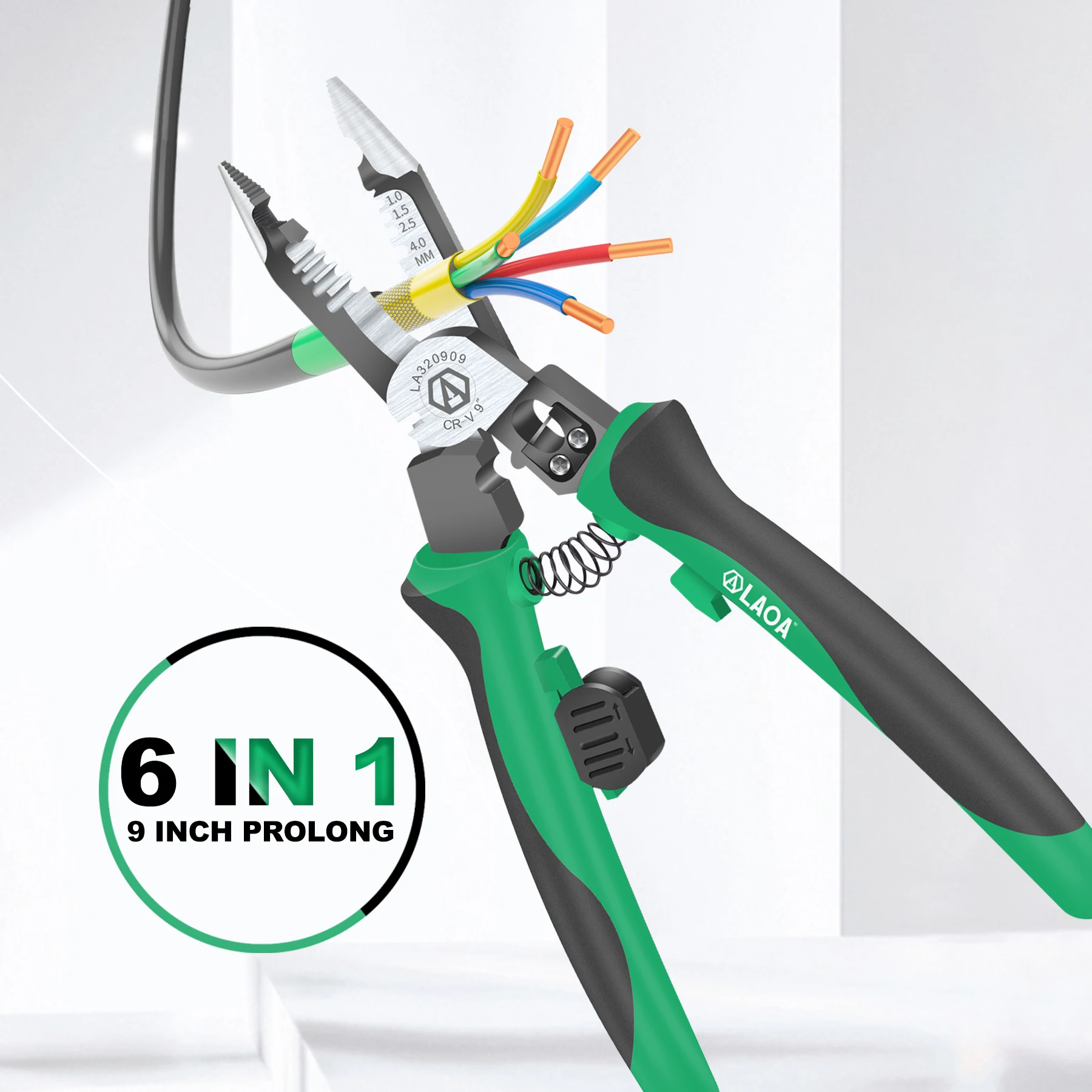 Многофункциональные плоскогубцы для электрика LAOA с длинным носом