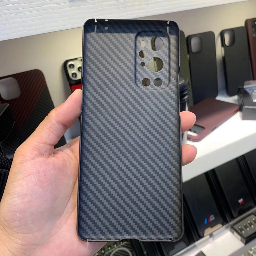 Kup Qadir Oryginalna Obudowa Z Włókna Węglowego Do OnePlus 9 Pro, Ultra-cienka Lekka ForOnePlus 9 R Trwała, Odporna Na Upadek Obudowa Na Telefon