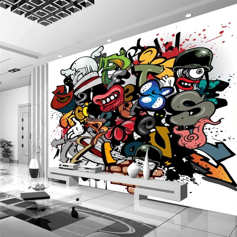 Wellyu индивидуальные большие фрески модное украшение для дома красочные