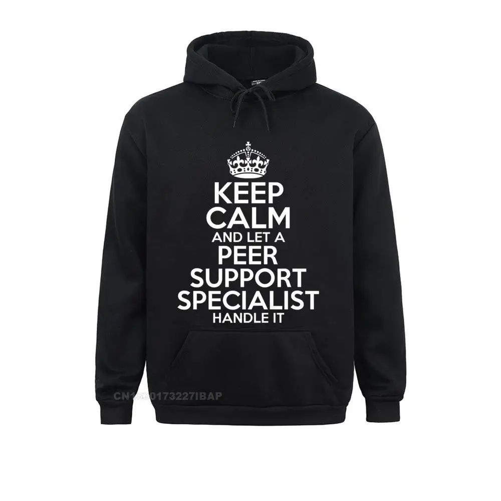 PEER SUPPORT SPECIALIST Funny Job Profession Birthday Printed Hoodies Labor Day Family Hooded Pullover Male Sweatshirts