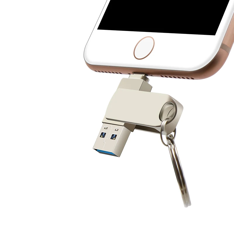 Usb 3.0 Flash Drive For iphone 8/7/7plus/6/6s Plus/5/5S/5C/ipad 8gb 16gb 32gb Pen drive 64gb 128GB OTG usb 2.0 memory stick