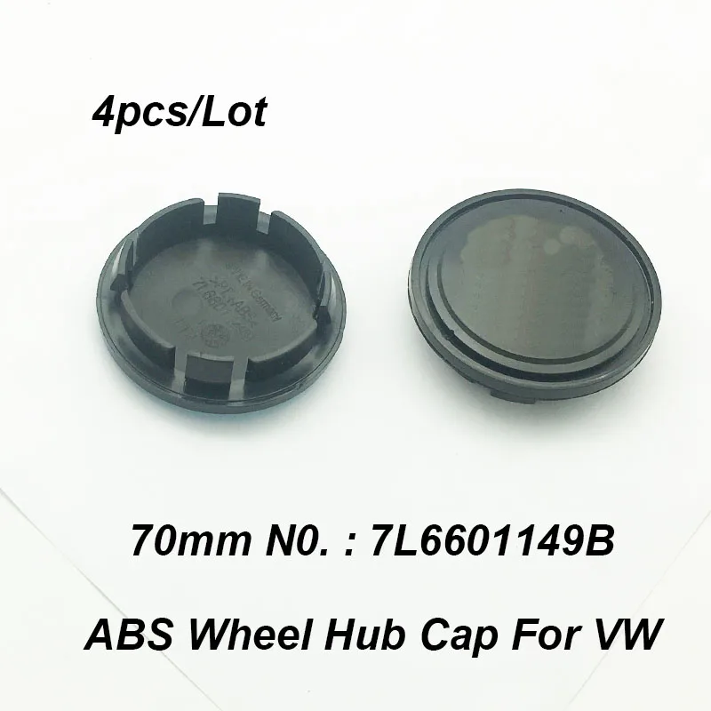 

Black/Blue 4pcs 70mm 7cm 7L6601149B Car Accessory Wheel Hubcap Emblem Wheel Rim Center Cap For Passat B6 B7 CC MK5 MK6 Tiguan