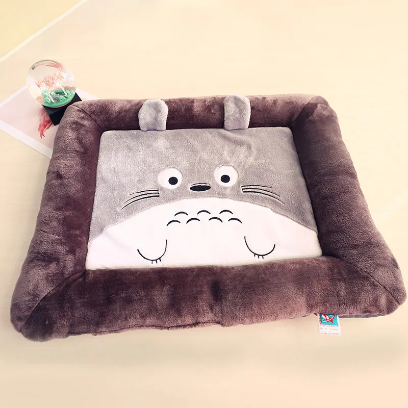 Одеяло для собак с рисунком Totoro моющаяся кровать домашних питомцев мягкий диван