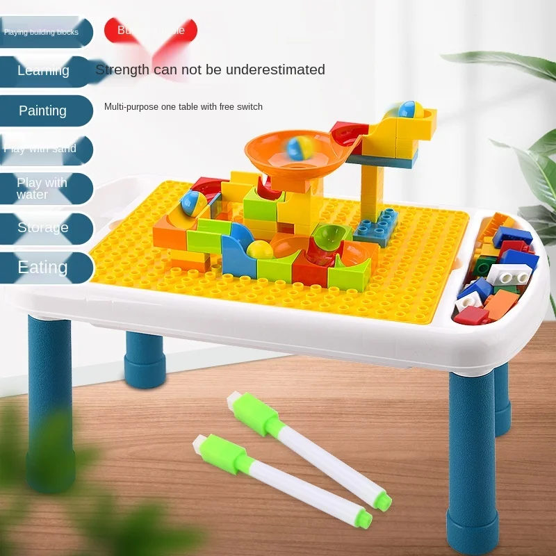 Детский строительный стол для сборки многофункционального обучения|Домино| |