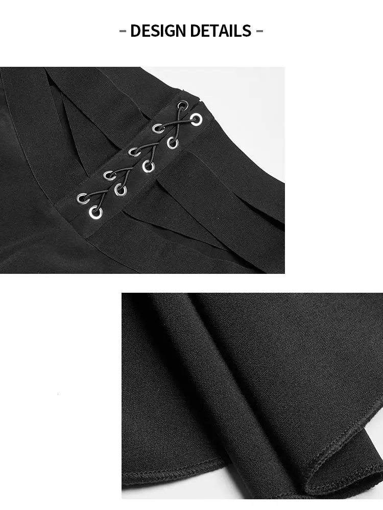 Панк Rave Для женщин Гот шик с высокой талией плиссированная юбка PQ554 Азиатский