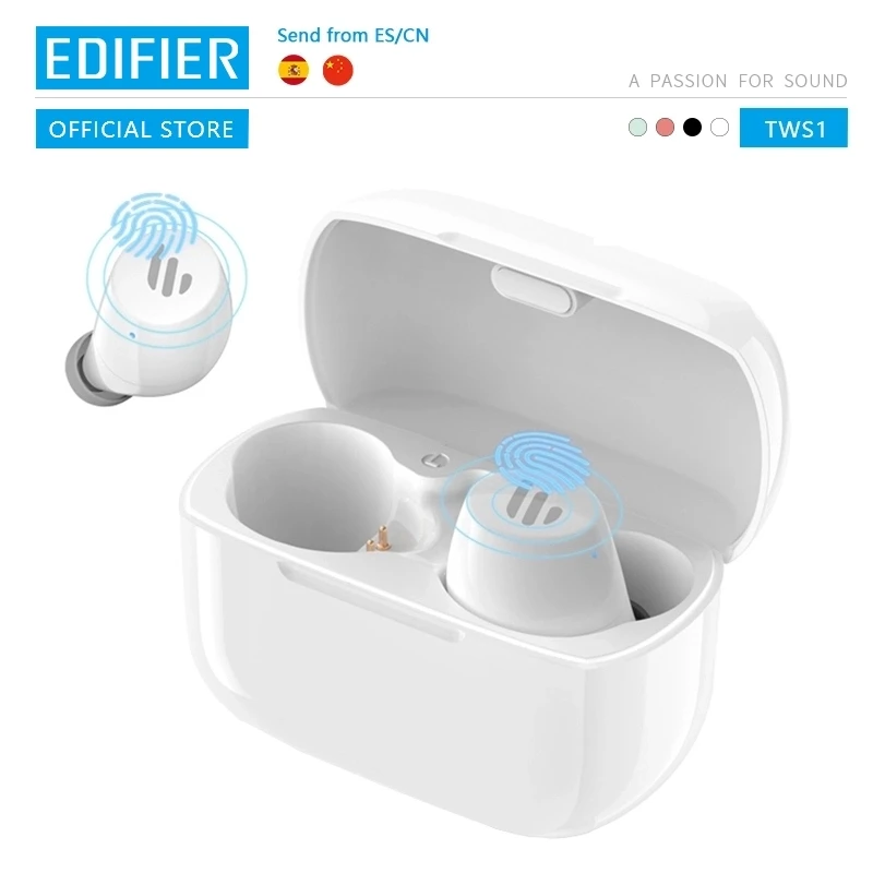 TWS наушники EDIFIER TWS1 с сенсорным управлением и поддержкой Bluetooth 5 0|Наушники