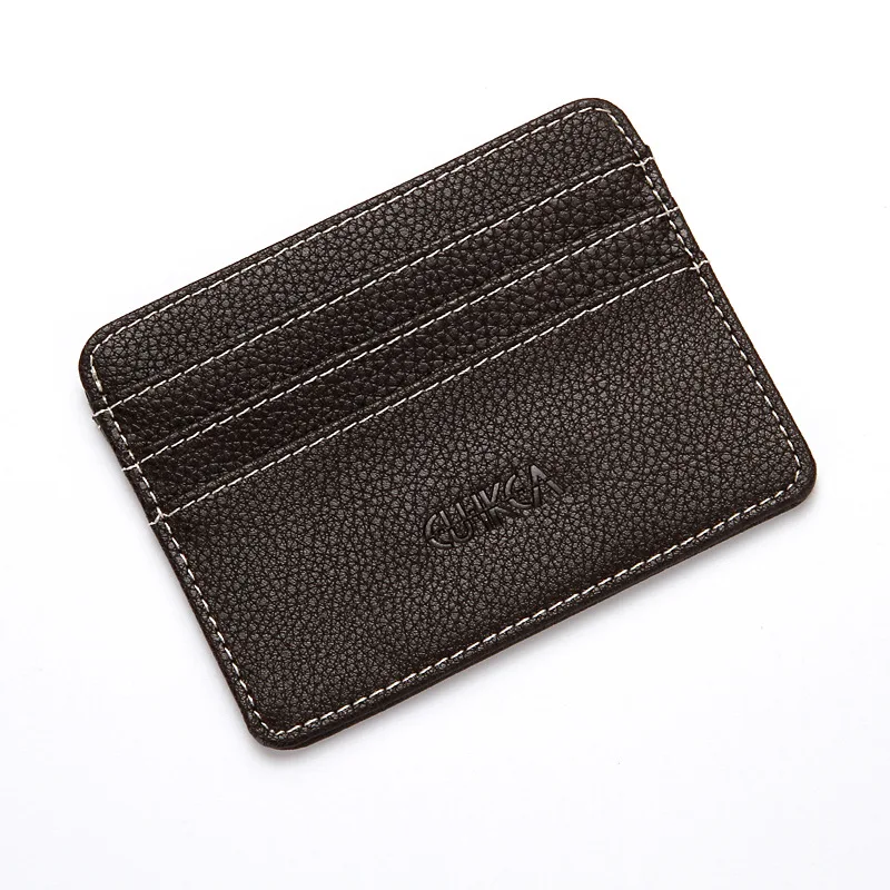 

PU Men's Short Wallet Bank Card Holder Driving License Leather Case
