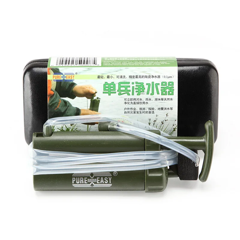 Чистый легкий походный фильтр для воды очиститель 0 1 микрон 2000л портативное