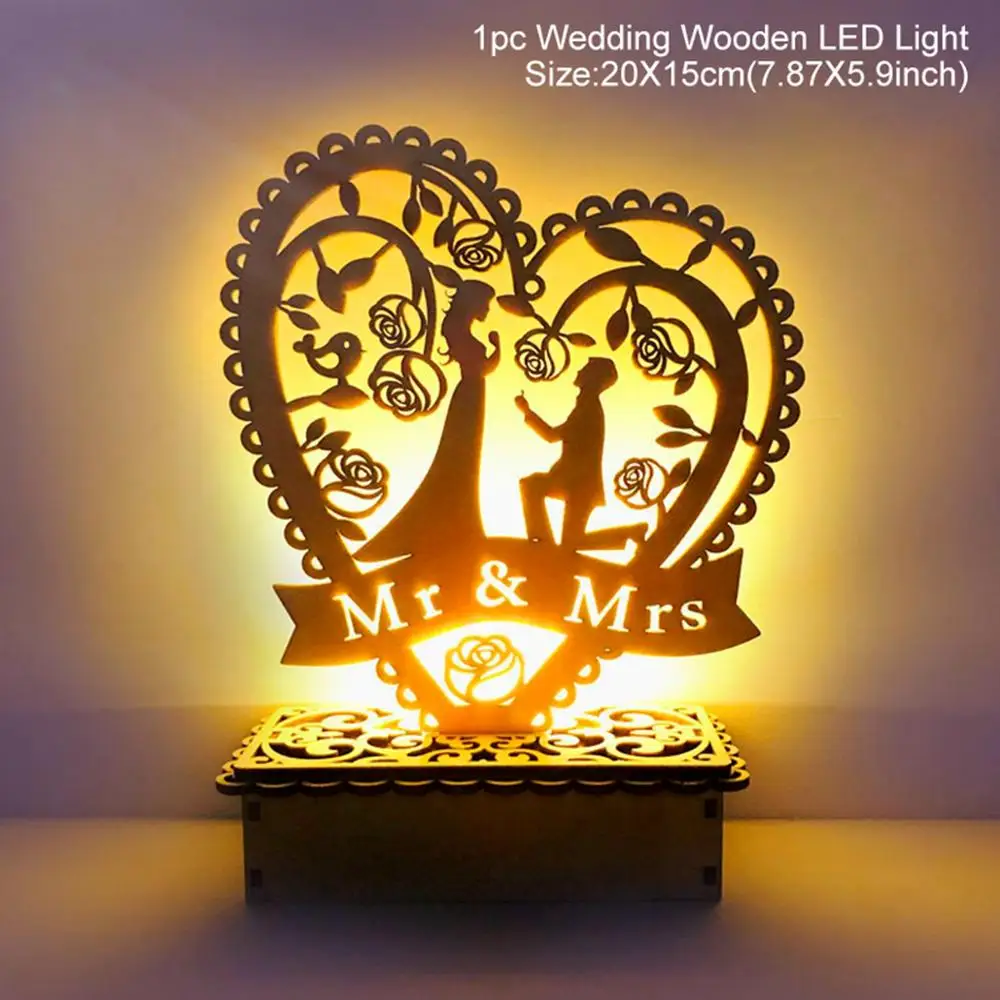 Wooden light 3 Деревянные мольберты Staraise для украшения свадебного стола, подставка для свадебных карточек, свадебные украшения, вечерние принадлежности Anniversaire - Цвет: Wooden light 3