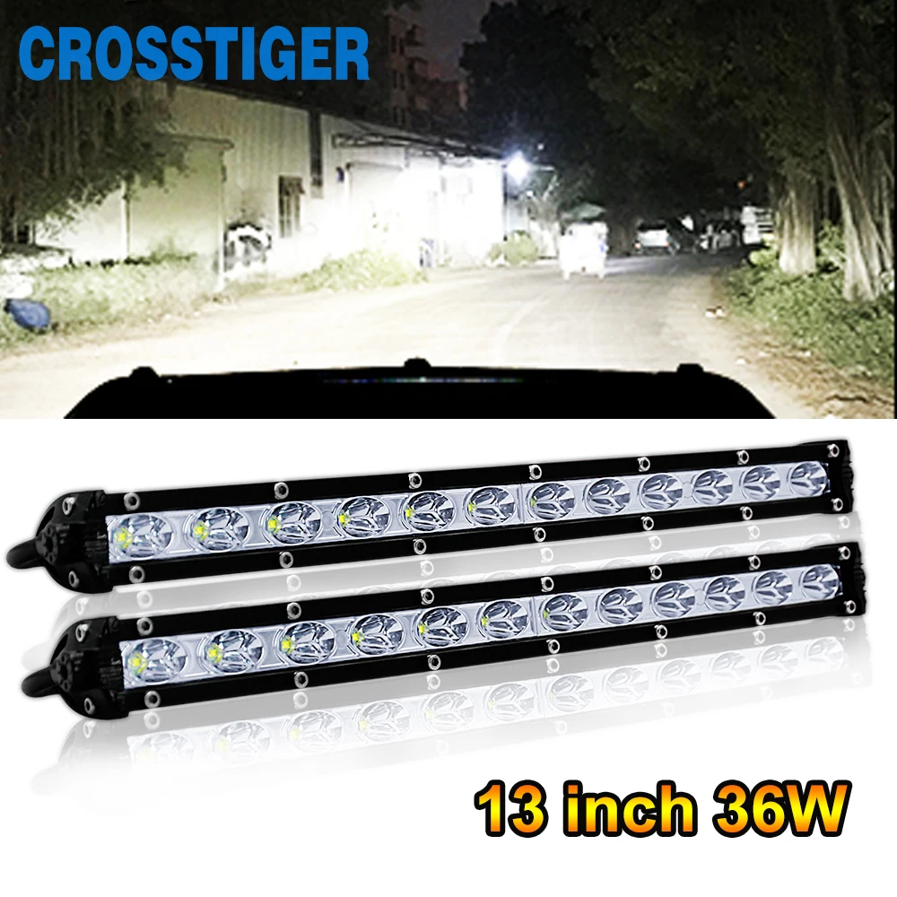 Однорядсветодиодный светодиодсветильник фара 13 дюймов для внедорожника рабочее