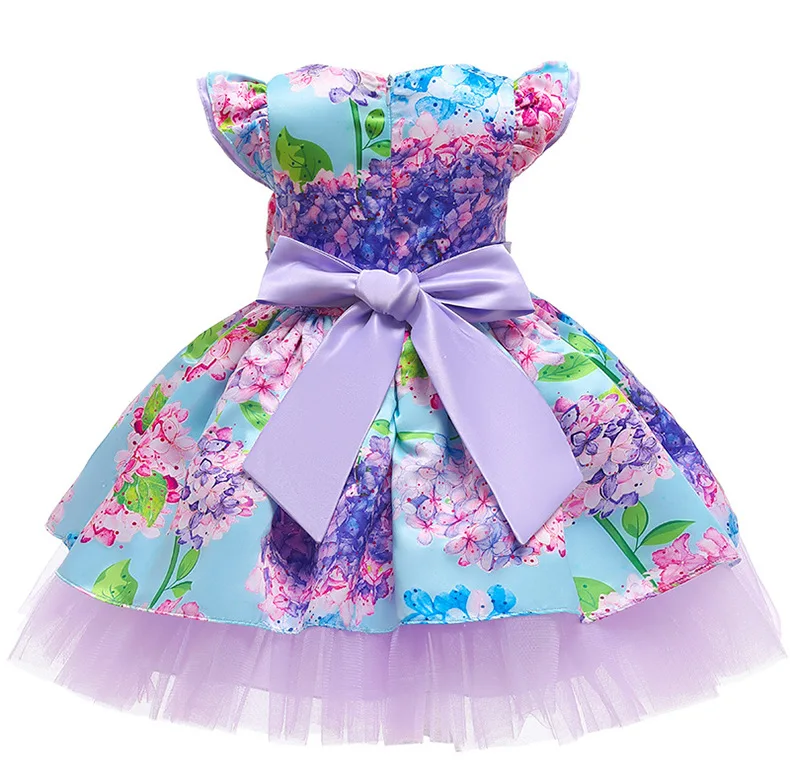 Новое платье для девочек элегантные торжественные пасхальные платья принцессы