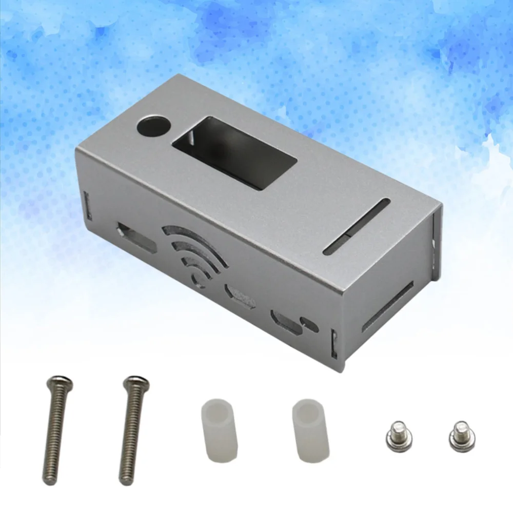 

Aluminum Alloy Case Hollow Enclosure Housing for Raspberry Pi Zero W(Black)